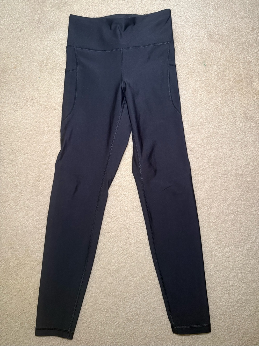 Old Navy Black High-Waist Leggings with Side Pockets